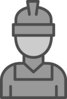 Engineer Vector Icon Design
