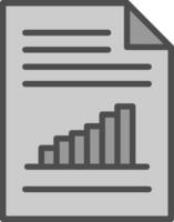 Bar Chart Vector Icon Design