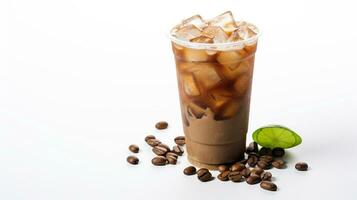 Photo of a Tamarind Cooler isolated on flat white background. Generative AI