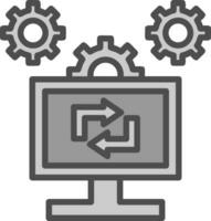 Software Configuration Vector Icon Design