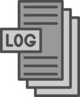 System Logs Vector Icon Design