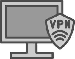 VPN Setup Vector Icon Design