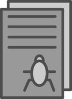 Bug Report Vector Icon Design