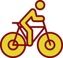 Cycling Vector Icon Design