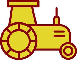 diseño de icono de vector de tractor