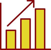 Bar chart Vector Icon Design