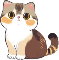 Cartoon Cat ai generative png