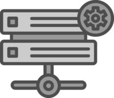 Hosting Vector Icon Design