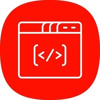 Coding Vector Icon Design