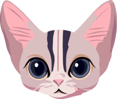 Sphynx Katze ai generativ png