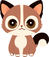 desenho animado gato ai generativo png