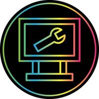 IT Helpdesk Vector Icon Design