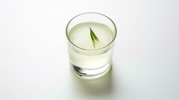Photo of a Korean Soju drink isolated on white background. Generative AI