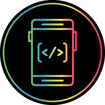 Coding Vector Icon Design