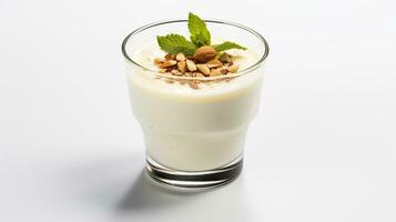 Photo of a Iraqi Masgouf drink isolated on white background. Generative AI