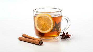 Photo of a Hot Toddy drink isolated on white background. Generative AI