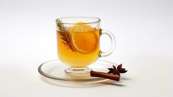 Photo of a Hot Toddy drink isolated on white background. Generative AI