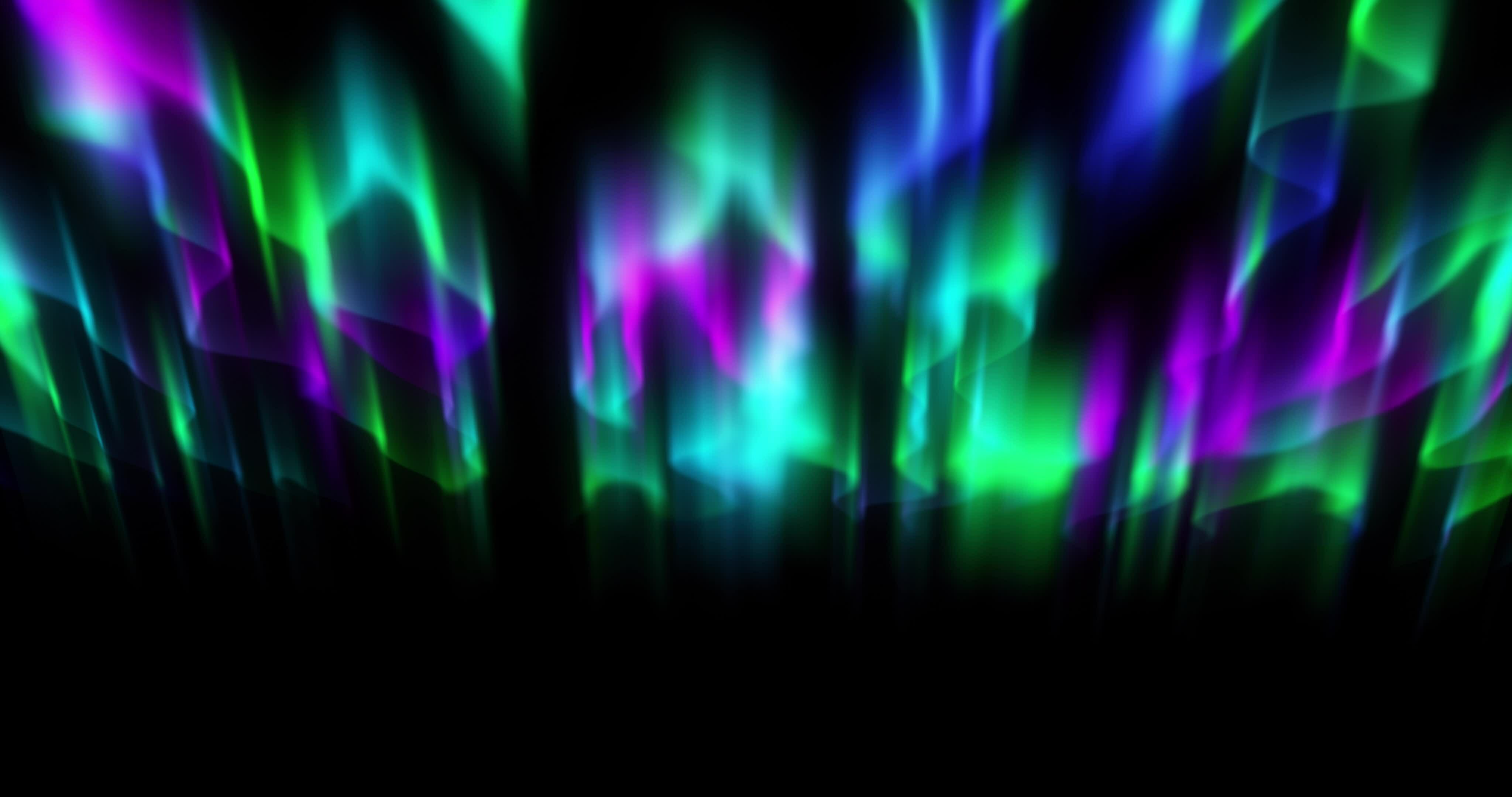 Northern lights. Cosmos background. Aurora animation. Purple and Blue.  seamless loop. 30212623 Stock Video at Vecteezy