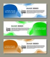 Fluid color covers set. Colorful bubble shapes with gradients. vector