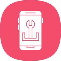 App Troubleshooting Vector Icon Design