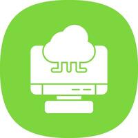 Cloud Computing Vector Icon Design