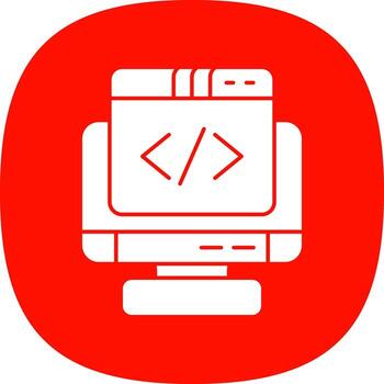 Coding Vector Icon Design