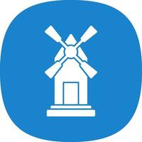 Windmill Vector Icon Design