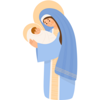 virgem Maria com bebê Jesus Cristo png