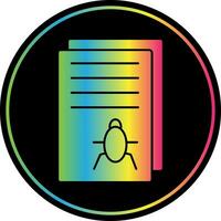 Bug Report Vector Icon Design