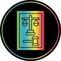 Law Vector Icon Design