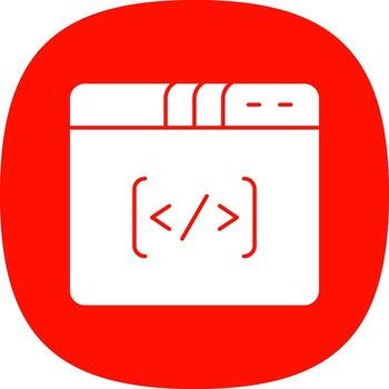 Coding Vector Icon Design
