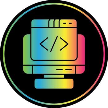 Coding Vector Icon Design