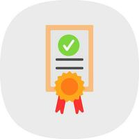 certificar vector icono diseño