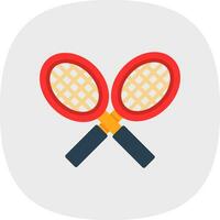 tenis raqueta vector icono diseño