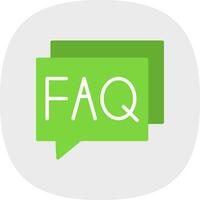 FAQ Vector Icon Design