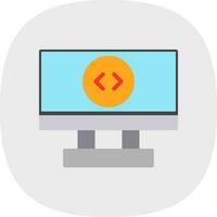 Remote Desktop Vector Icon Design