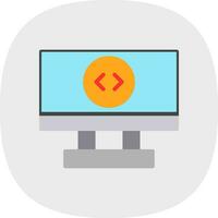 Remote Desktop Vector Icon Design