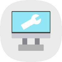 IT Helpdesk Vector Icon Design