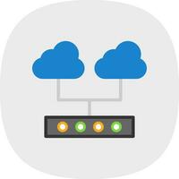 Cloud Support Vector Icon Design
