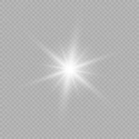 Light effect of lens flares vector