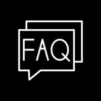 FAQ Vector Icon Design