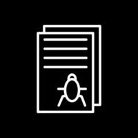 Bug Report Vector Icon Design