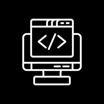 Coding Vector Icon Design