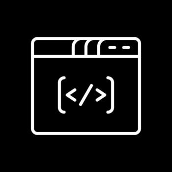 Coding Vector Icon Design