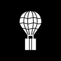 Hot air ballon Vector Icon Design