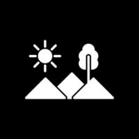 Mountains Vector Icon Design