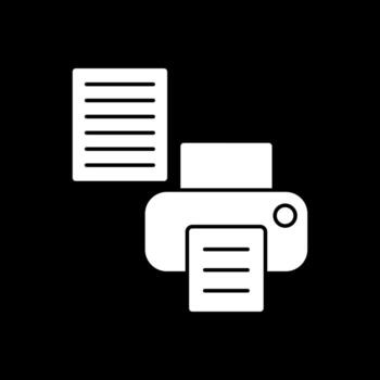 Printer Setup Vector Icon Design