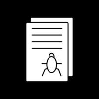 Bug Report Vector Icon Design