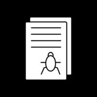 Bug Report Vector Icon Design