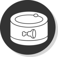 Canned food Vector Icon Design